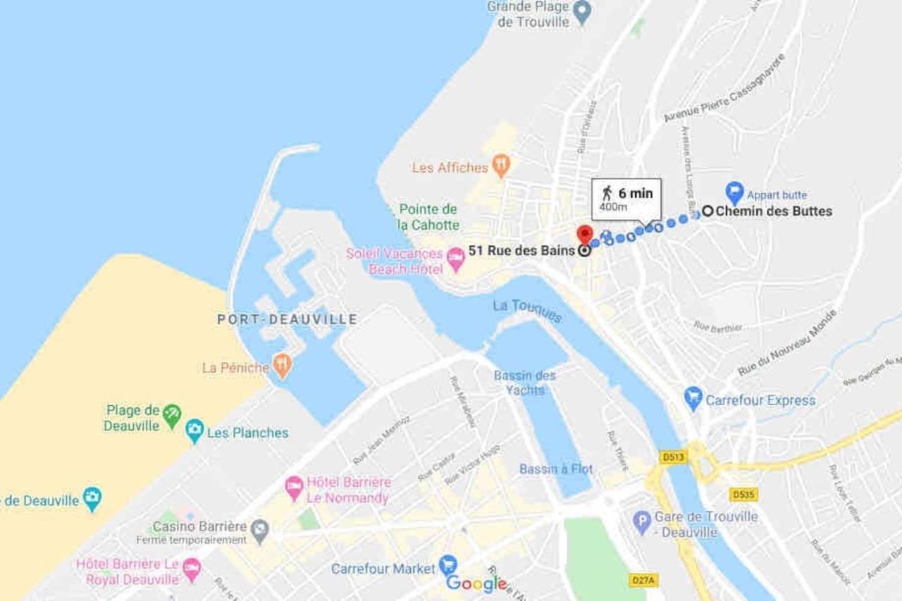 Appartement Avec Terrasse Vue Mer Trouville Sur Mer Kültér fotó