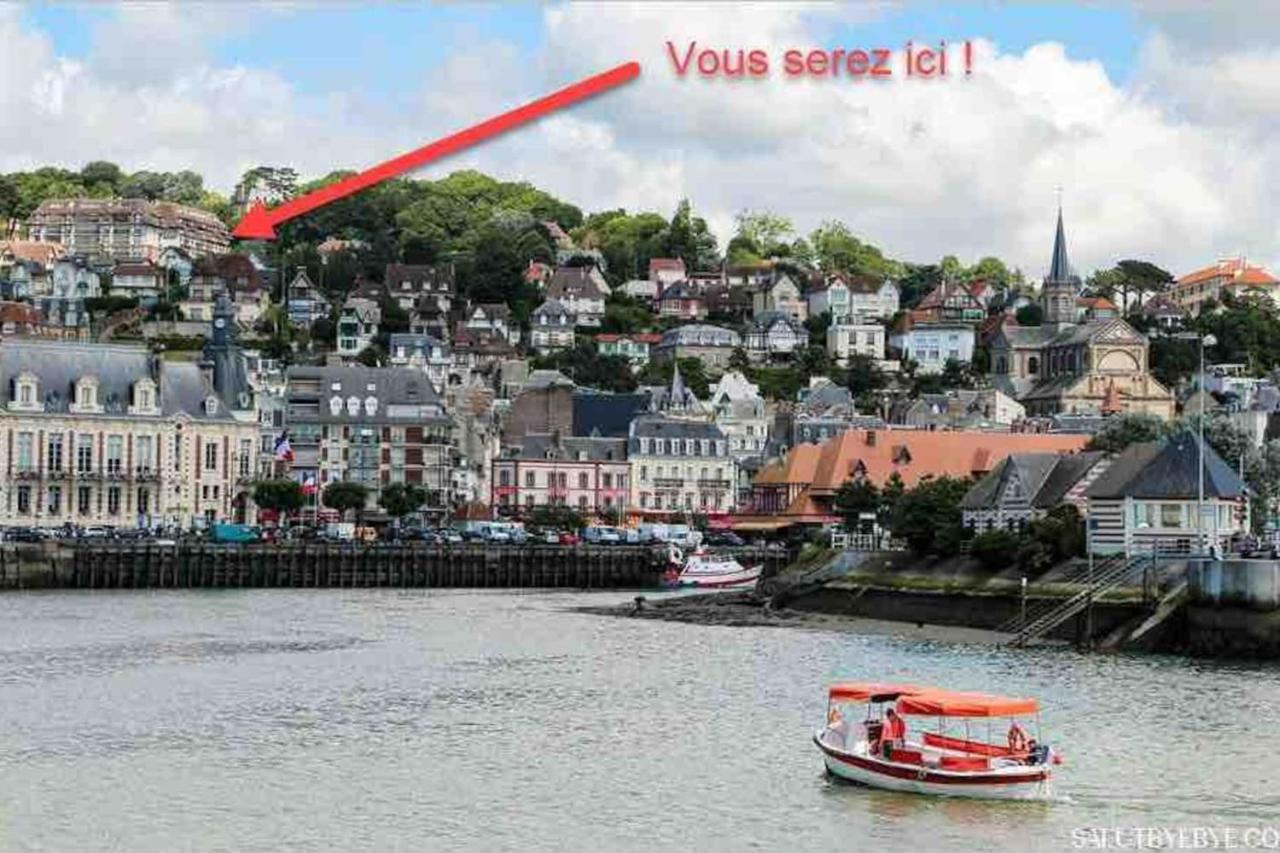 Appartement Avec Terrasse Vue Mer Trouville Sur Mer Kültér fotó